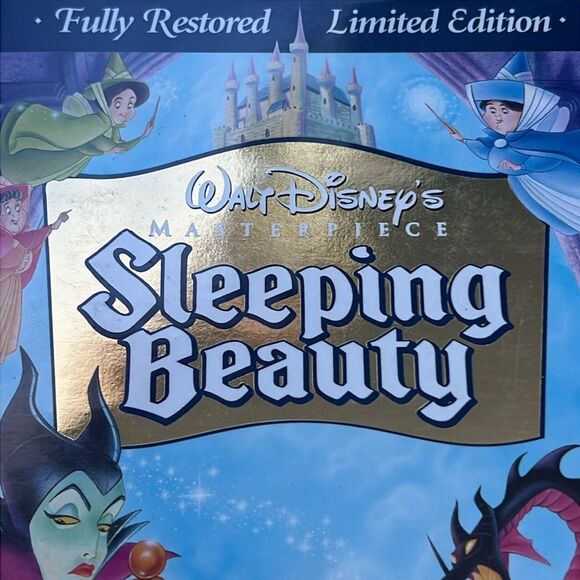Walt Disney Masterpiece Sleeping Beauty VHS Limited Edition Movie Cartoon - Picture 2 of 11
